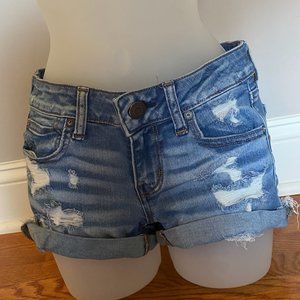 American Eagle Super Low Shortie Shorts